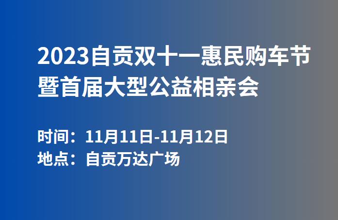 2023自贡双十一惠民购车节  第1张